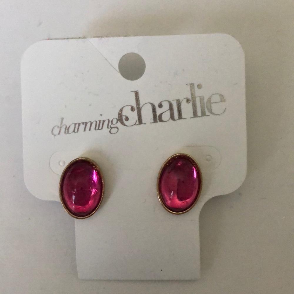 Charmin Charlie pink earrings